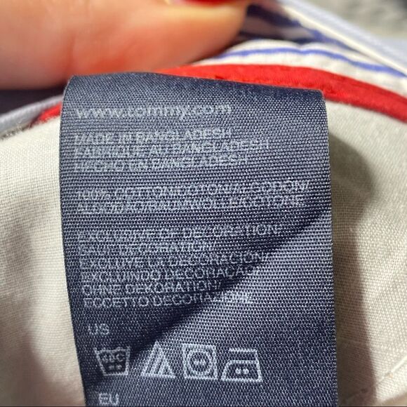 Tommy Hilfiger | Baby Blue Flat Front Shorts - Picture 3 of 4